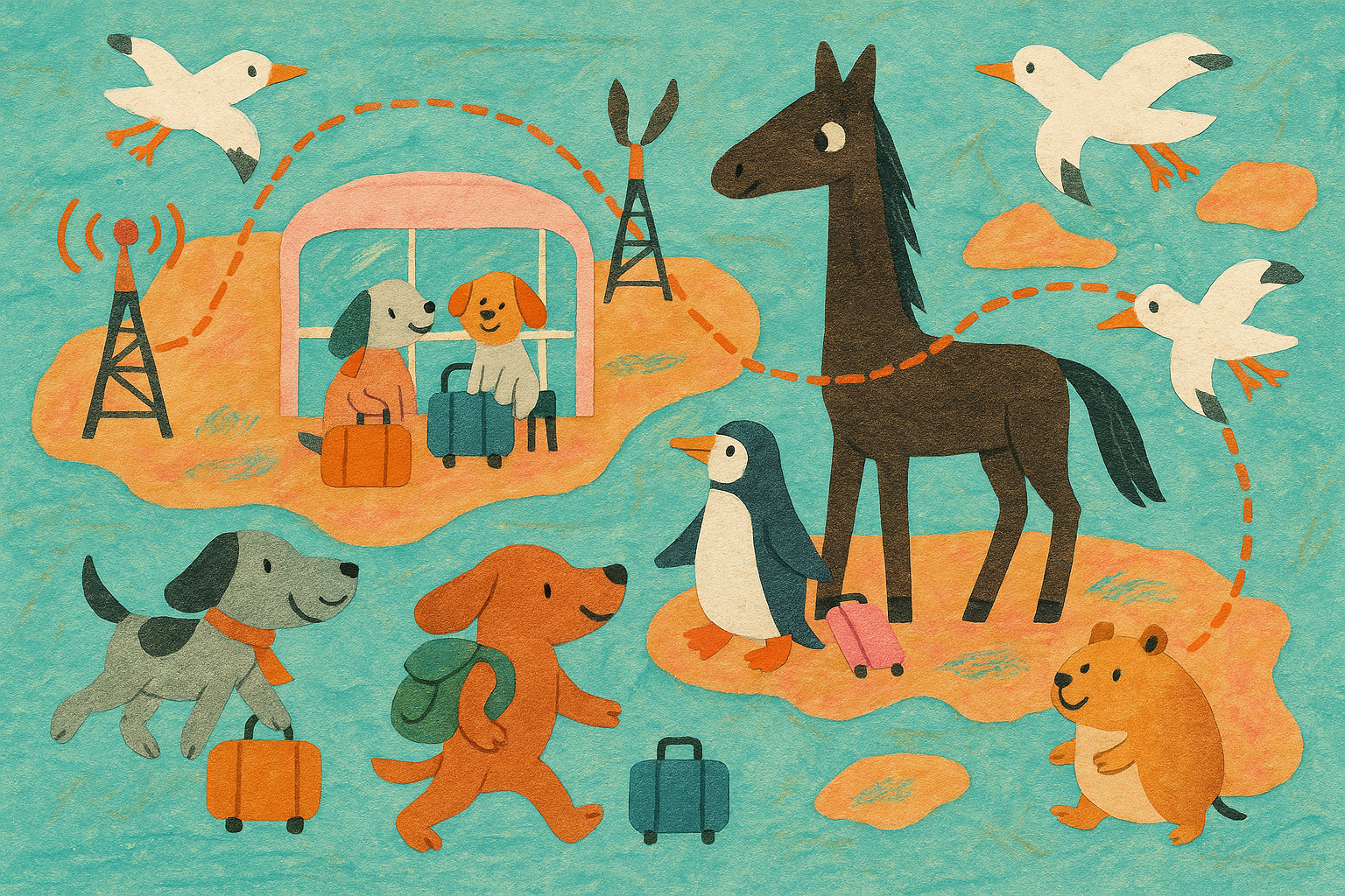 Matters eSIM 限時福利｜用錢包餘額實現全球連線 - Matty - Matters cover illustration (esim, matters, customer, 使用你的)